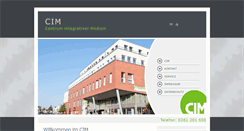 Desktop Screenshot of cim-koblenz.de